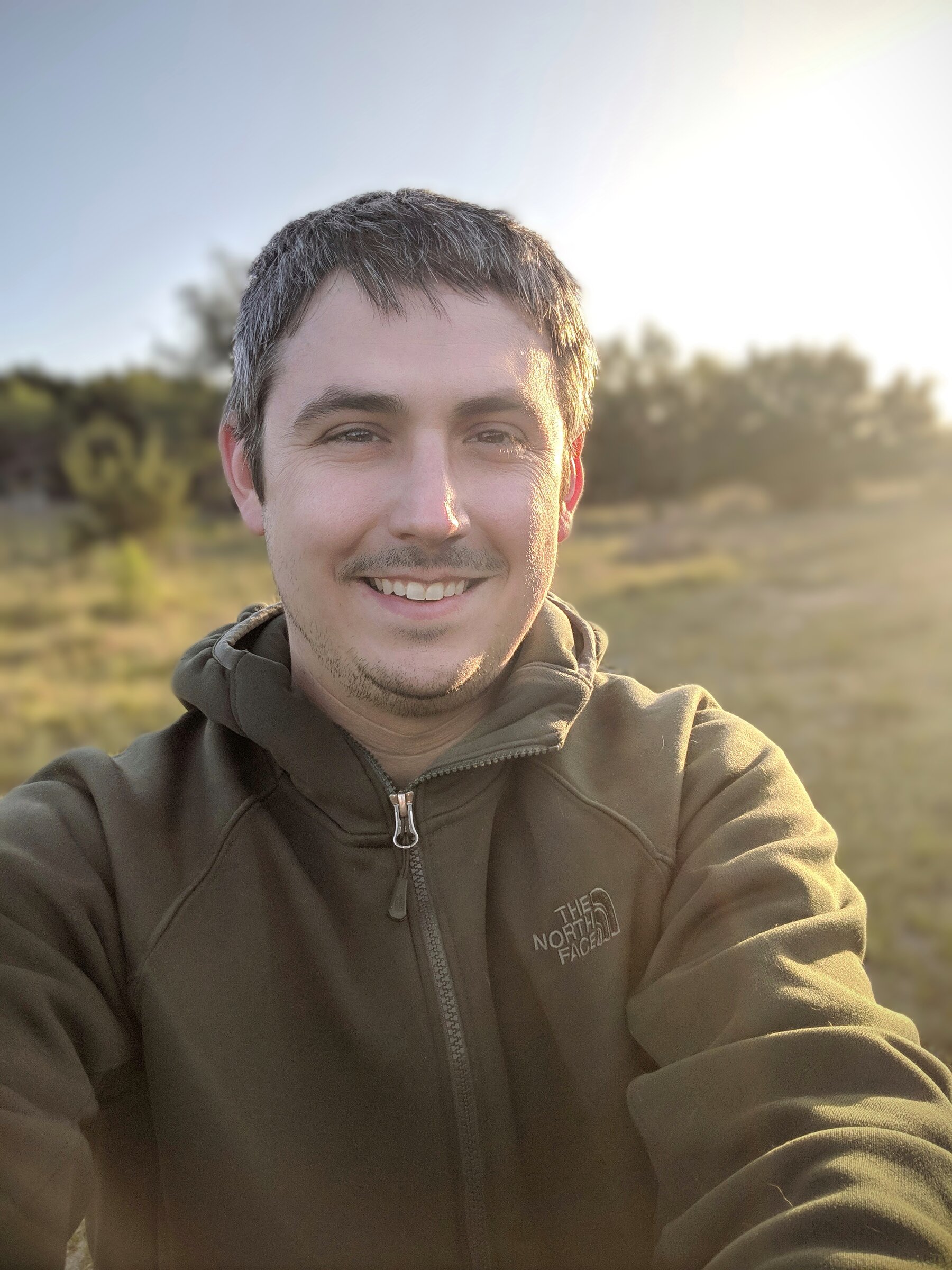 Philip Bankey at golden hour